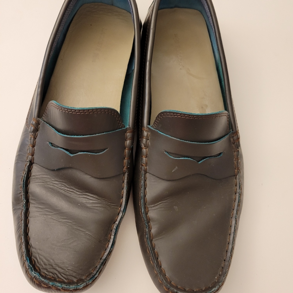 Izod Men's size 12 leather pre-owed - Picture 2 of 16